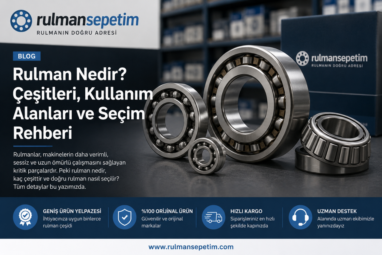 Endüstride Doğru Rulman Seçiminin Önemi
