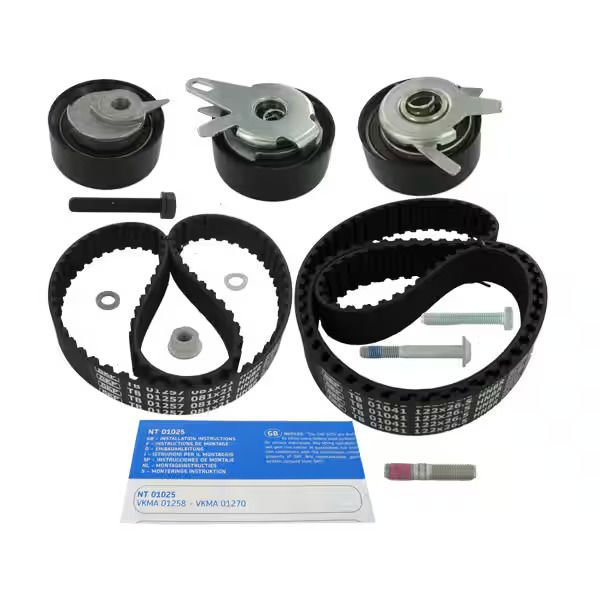 SKF VKMA01258 - TRİGER ve POMPA SETİ 122X265 ve 81X210 (ACV,AGX,AJT) *5 Parça* 2.5 TDI VW TRANSPORTER IV 96-03, LT28-35 II, LT28-46 96-06