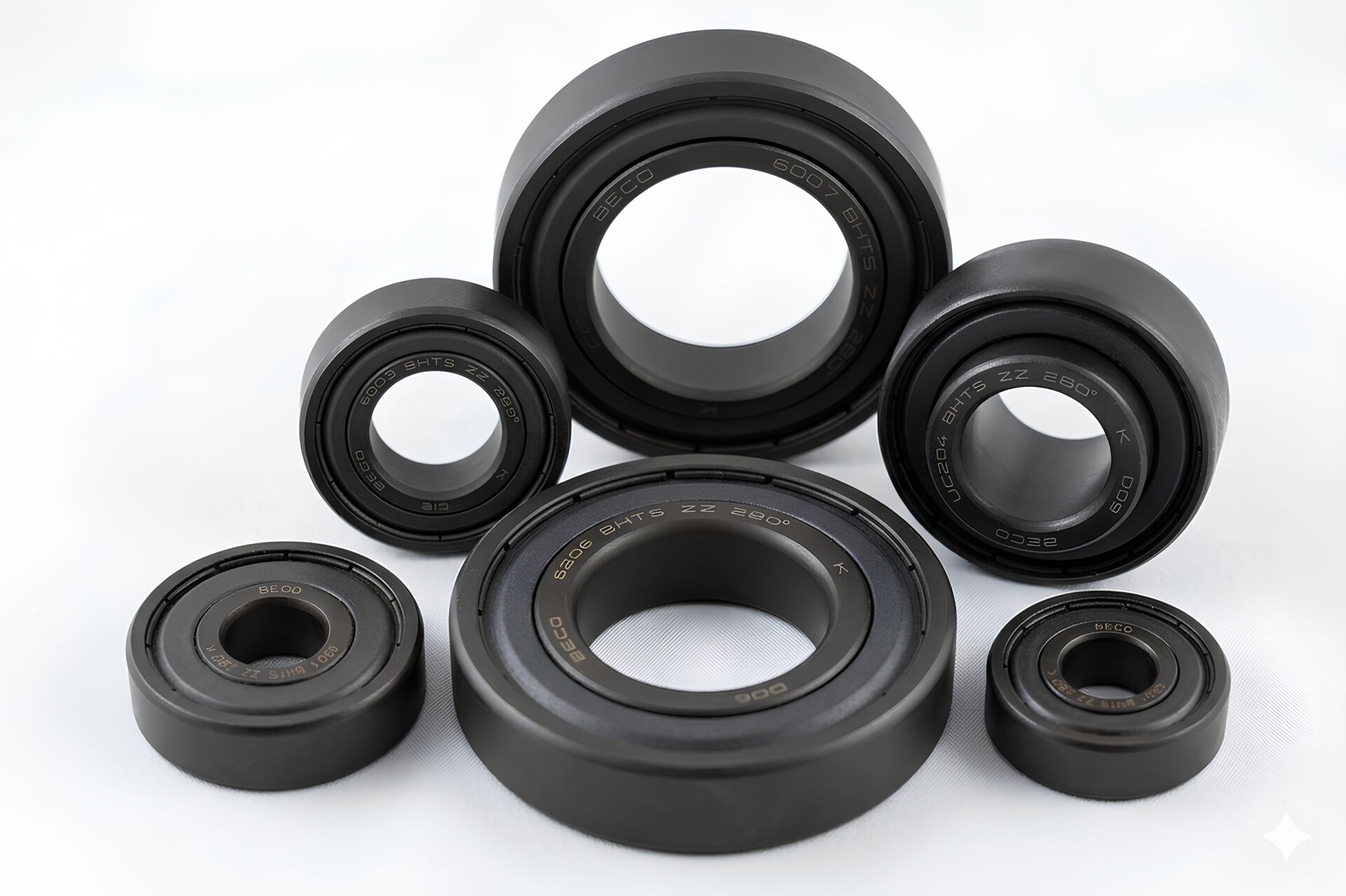 6010 2RS 50x80x16 BHTS  Isıya Dayanıklı Viton Keçeli Rulman 250˚-280˚